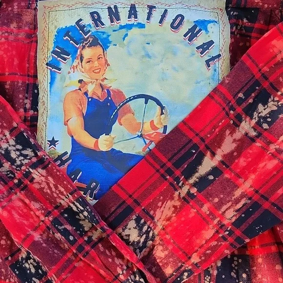 MINNOW CLOTHING CO. New With Tags Flannrl Biyton Down Lg - Picture 6 of 8